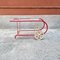 Mid-Century Modern Italian Red Metal Food Cart by Emu, 1980s 3