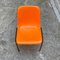 Mid-Century Modern French Stackable Orange Plastic Chairs, 1970s, Set of 6 9