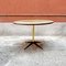 Mid-Century Italian Round Table with Marble Effect, 1950s, Image 3