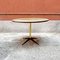 Runder italienischer Mid-Century Tisch mit Marmor-Effekt, 1950er 3