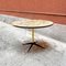 Mid-Century Italian Round Table with Marble Effect, 1950s, Image 4