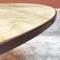 Mid-Century Italian Round Table with Marble Effect, 1950s, Image 8
