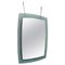 Mid-Century Modern Italian Green Irregular Mirror with Chromed Details, 1970s, Image 1