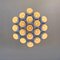 Mid-Century Modern Italian White 19 Lights Chandelier with Cluster Structure, 1970s, Image 3