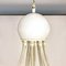 Mid-Century Modern Italian White 19 Lights Chandelier with Cluster Structure, 1970s 13