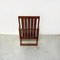 Mid-Century Modern Wooden Armchair with Parallel Salts Structure, 1980s 4