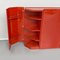Italian Red Bramante Cabinet by Kazuhide Takahama for Gavina, 1975 6