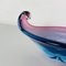 Mid-Century Modern Italian Violet Murano Glass Boat Centerpiece, 1970s, Image 6