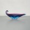 Centro de mesa italiano Mid-Century de cristal de Murano violeta, años 70, Imagen 5