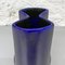 Mid-Century Modern Italian Irregular Shaped Blue Glazed Ceramic Vase, 1960s, Image 8