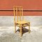 Mid-Century Modern Italian Rattan Chairs with Intertwining, 1960s, Set of 4, Image 7