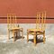 Mid-Century Modern Italian Rattan Chairs with Intertwining, 1960s, Set of 4 4