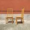 Mid-Century Modern Italian Rattan Chairs with Intertwining, 1960s, Set of 4 5