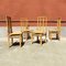Mid-Century Modern Italian Rattan Chairs with Intertwining, 1960s, Set of 4, Image 2