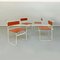 Moderne italienische Mid-Century Libellula Stühle von G.Carini für Planula, 1970er, 4er Set 2