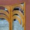 Mid-Century Modern Rattan Spiegel mit Drei Türen von Vivai Del Sud, 1970er 5