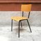 Mid-Century Modern Italian Beech and Metal School Chairs, 1960s, Set of 20 4