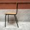 Moderne italienische Mid-Century Schulstühle aus Buche & Metall, 1960er, 20er Set 3