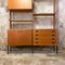 Mid-Century Modern Italian Teak Self-Supporting Bookcase with Cabinet, 1960s 2