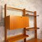 Mid-Century Modern Italian Teak Self-Supporting Bookcase with Cabinet, 1960s 3
