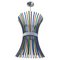 Mid-Century Modern Italian Multi Colored Murano Chandelier with Curved Rods, 1970s 1