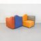 Mid-Century Modern Italian Multi Colored Sofa Cannaregio by G.Pesce for Cassina, 1987 4