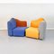 Mid-Century Modern Italian Multi Colored Sofa Cannaregio by G.Pesce for Cassina, 1987 6