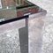 Mid-Century Modern Italian Rectangular Table with Smoked Glass Top, 1970s 5