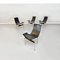 Mid-Century Chromed Black Leather T Chairs by Katavolos, Kelley and Littell for Laverne, Set of 8 2