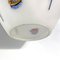 Mid-Century Modern Italian Opaline Glass Chandelier with Motif, 1960s, Image 4