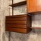 Italian Teak Wall Bookcase with Shelves and Modules by Isa Bergamo, 1960s 5