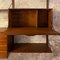 Italian Teak Wall Bookcase with Shelves and Modules by Isa Bergamo, 1960s 12