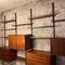 Italian Teak Wall Bookcase with Shelves and Modules by Isa Bergamo, 1960s 2