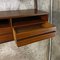 Italian Single Teak Wall Bookcase with Shelves with Desk and Compartment from Isa, 1960s 5