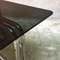 Mid-Century Modern Italian Chrome Dining Table with Smoked Top, 1970s 8