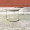 Mid-Century Modern French Steel Consoles with Glass Top, 1970s, Set of 2 4