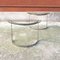 Mid-Century Modern French Steel Consoles with Glass Top, 1970s, Set of 2 2
