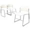 Mid-Century Modern 40\4 White Chairs by David Rowland for Gf Furniture, 1963 1