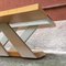 Mid-Century Modern Italian Solid Wood Coffee Table with Central Glass by Goffredo Reggiani, 1980s, Image 7