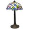 Mid-Century Modern Italian Liberty Colored Glass Table Lamp from Tiffany, 1960s 1