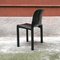 Moderne italienische Selene Stühle aus schwarzem Kunststoff von v. Magistretti für Artemide, 1960er, 2er Set 8