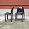 Modern Italian Black Plastic Selene Chairs by v. Magistretti for Artemide, 1960s, Set of 2 4