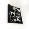 Italienische Dekorplatte aus schwarzem Acrylglas mit Tiermotiv von Lino Sabattini, 1980er 3