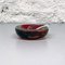 Mid-Century Modern Italian Red Murano Ashtray with Yellow and Green Shades,1970s 5