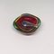 Mid-Century Modern Italian Red Murano Ashtray with Yellow and Green Shades,1970s, Image 3
