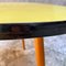 Northern European Yellow Coffee Table with Original Solid Beech Legs, 1960s 8