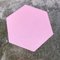 Mid-Century Modern Italian Pink Formica Hexagonal Bar Tables, 1960s, Set of 4 4