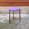 Mid-Century Modern Italian Lilac Hexagonal Bar Tables with Metal Legs, 1960s, Set of 4 2