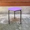 Mid-Century Modern Italian Lilac Hexagonal Bar Tables with Metal Legs, 1960s, Set of 4, Image 3