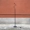 Mid-Century Modern Italian Black and Red Metal Floor Lamp by Tronconi, 1980s 2